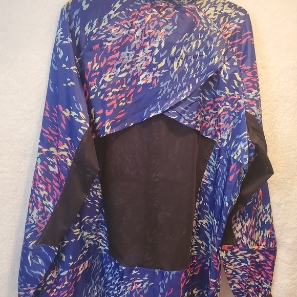 NWT Lularoe Rise Determined Zip Up Windbreaker‎ XL Floral.DETERMINEDLIGHTWEIGHT - Picture 2 of 16